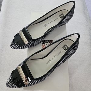 Womens Anne Klein Black & White Dress Shoes